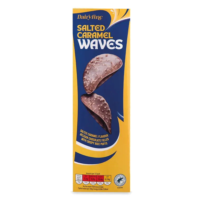 Mint Flavour Belgian Chocolate Waves