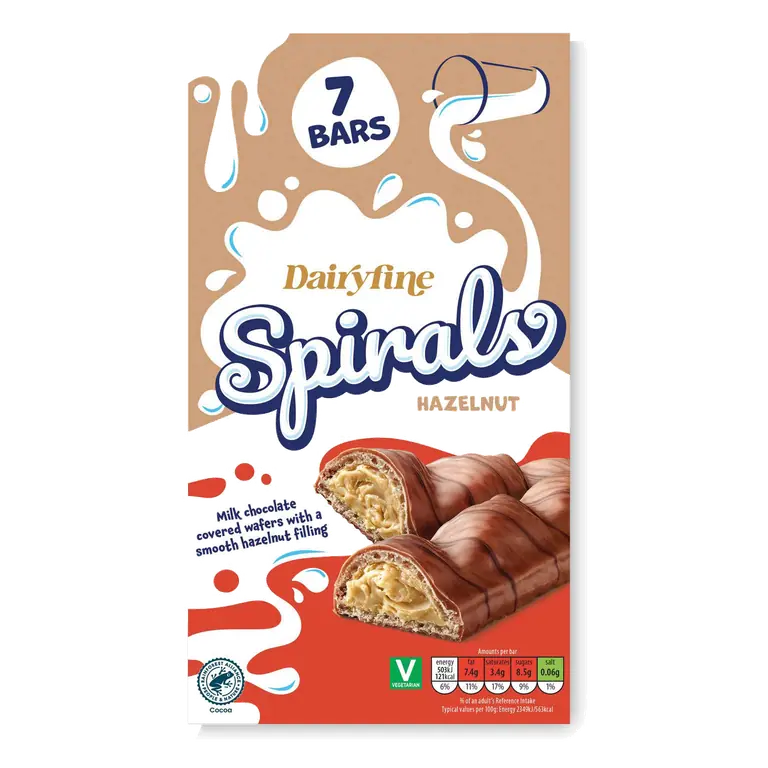 Spirals Hazelnut 7 Pack