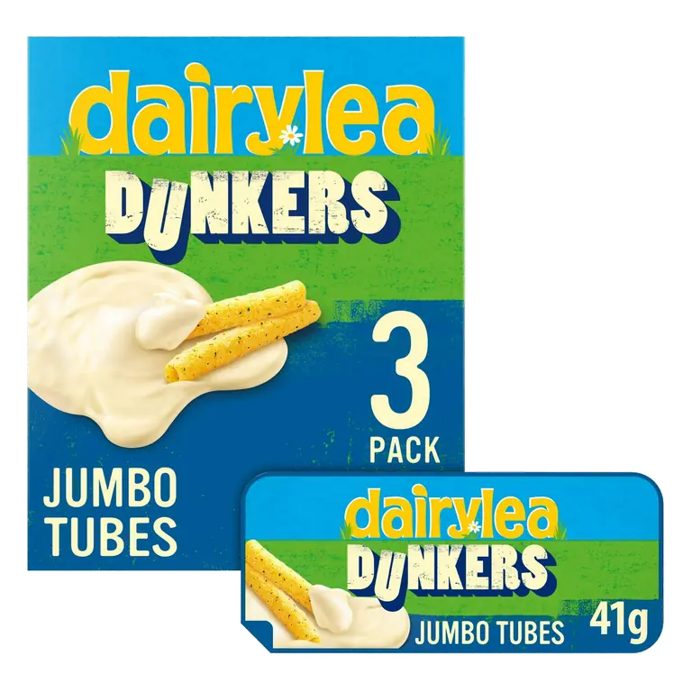 Dunkers 3 x 41g Jumbo Tubes Multipack Cheese Snacks