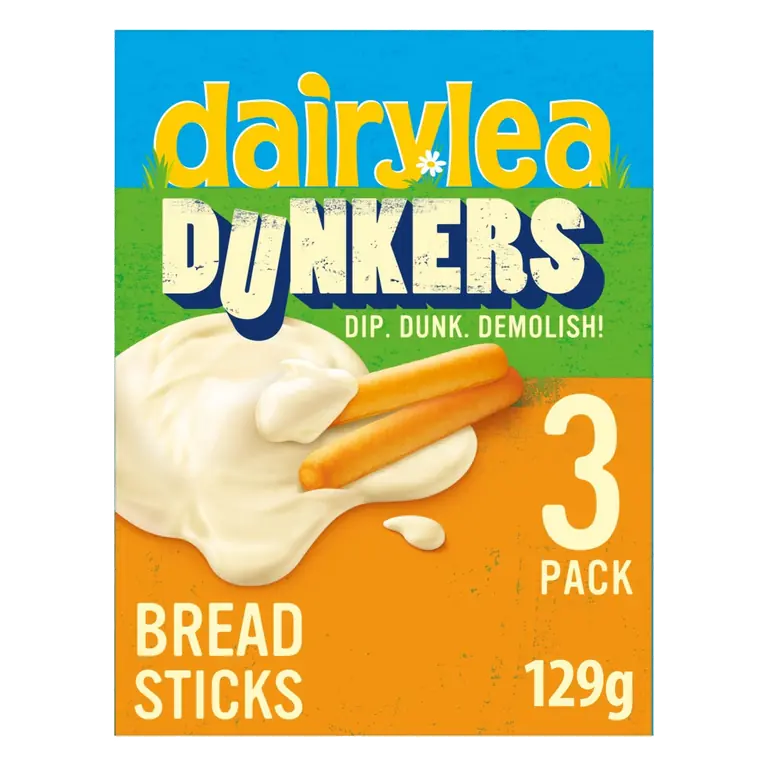 Dunkers Breadsticks Cheese Snack 3x43g