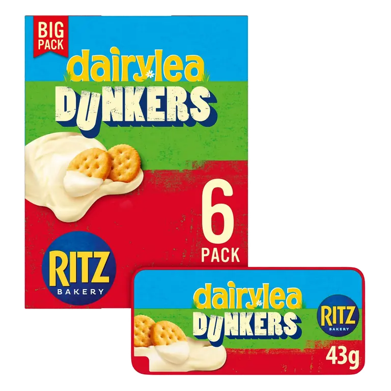Dunkers Ritz Cheese Snacks Pack x6 258g
