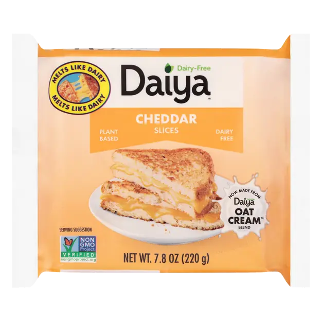 Dairy Free Plant-Based Vegan Cheddar Slices - 10 ct