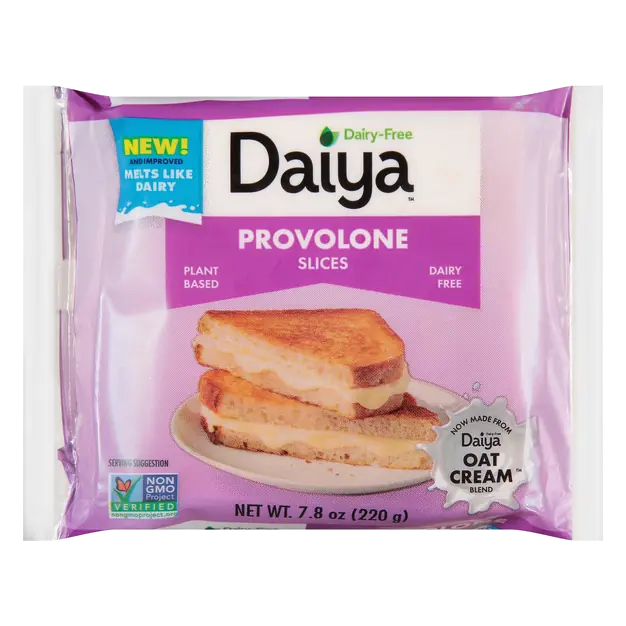 Dairy Free Plant-Based Vegan Provolone Slices - 10 ct