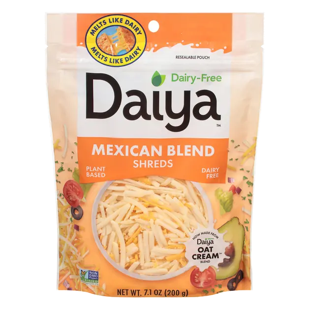 Dairy Free Plant-Based Vegan Shredded Mexican Blend