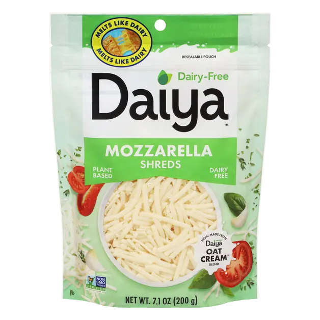 Dairy Free Plant-Based Vegan Shredded Mozzarella