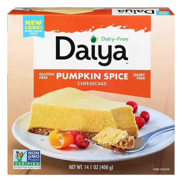 Dairy-Free Pumpkin Spice Cheesecake