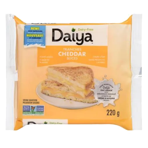 Dairy-Free Vegan Sliced Cheese Cheddar Flavour 220 g