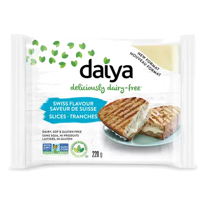 Dairy-Free Vegan Sliced Cheese Swiss Flavour 220 g