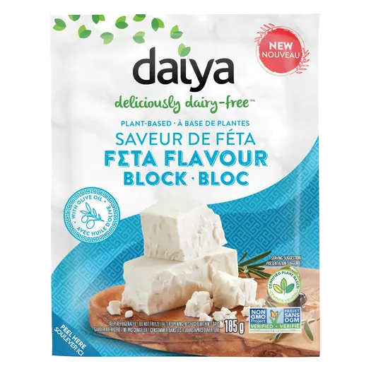 Daiya Dairy-Free Vegan Cheese Block Feta Flavour 185 g