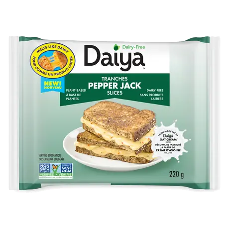 Pepper Jack Dairy Free Cheese Slices 220 g