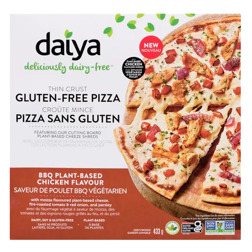 Daiya Plant Based Frozen Pizza BBQ Chicken 433 g