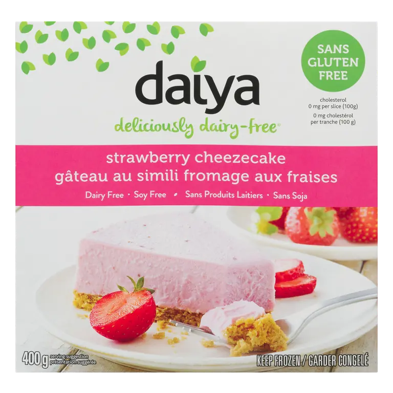 Gluten-Free Vegan Cheezecake Strawberry 400 g (frozen)