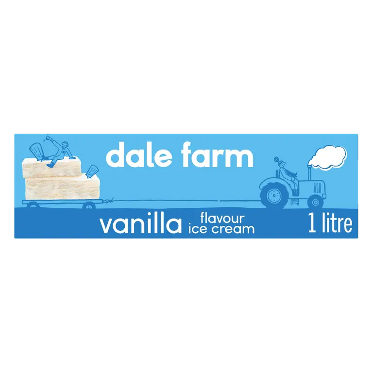 Dale Farm Vanilla Ice Cream Sliceables 1L