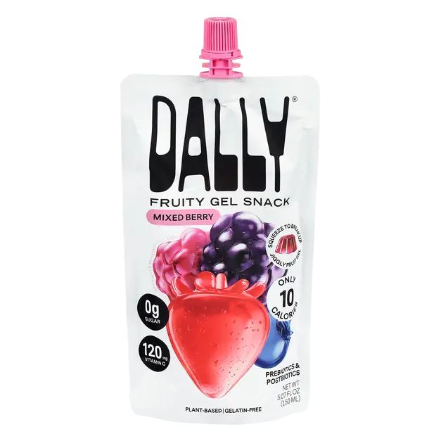 Mixed Berry Fruity Gel Snack Pouch