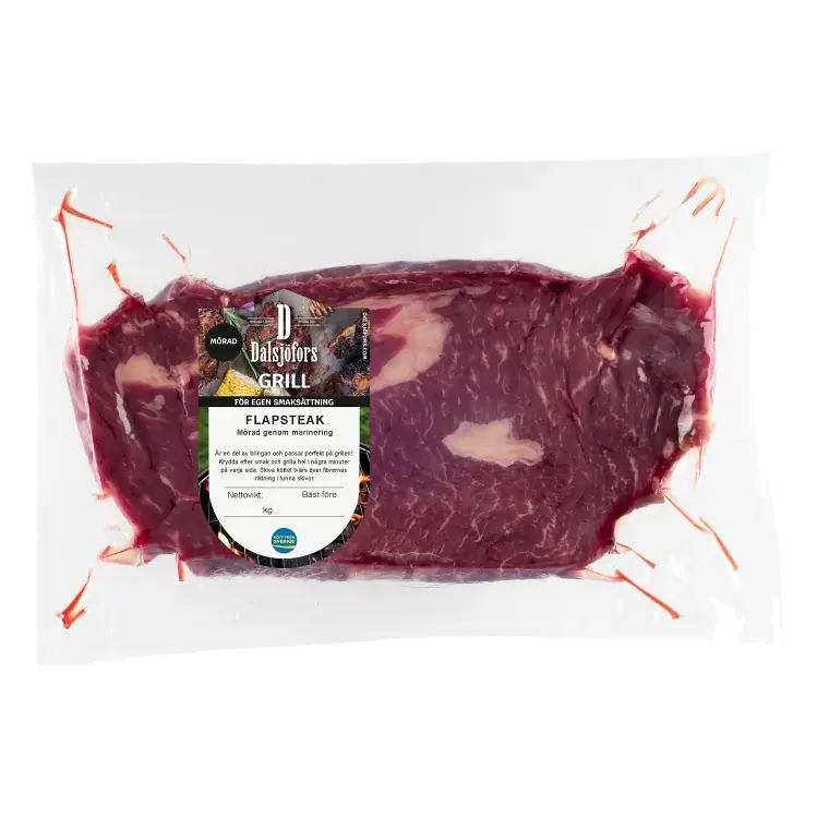 Flapsteak marinerad ca 650g Dalsjöfors Kött