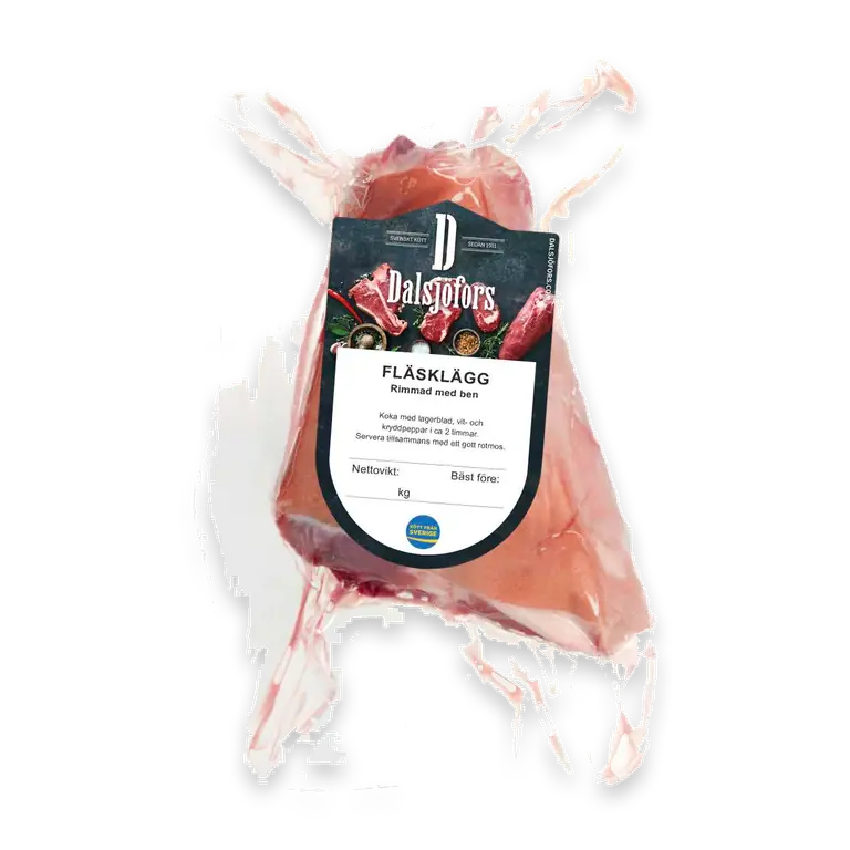 Fläsklägg Rimmad