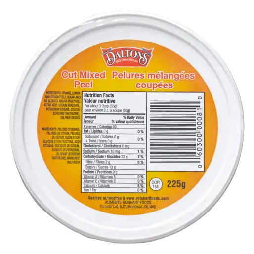 Cut Mixed Peel 225 g