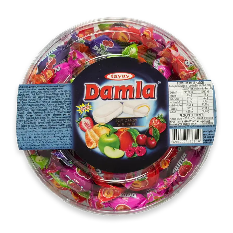 Assorted Soft Fruit Filled Lollies