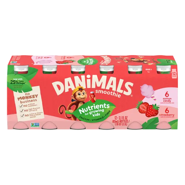 Strawberry & Cotton Candy Smoothie - 12 pk