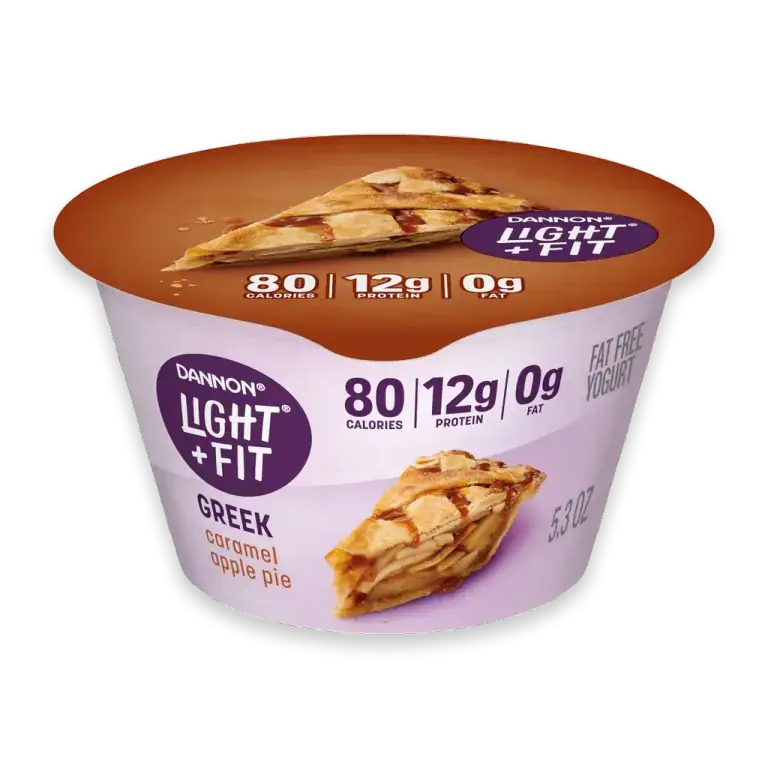 Light + Fit Caramel Apple Pie Fat Free Greek Yogurt Cup