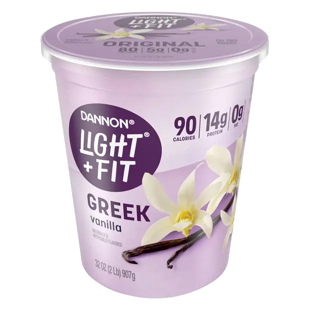 Light + Fit Fat Free Vanilla Greek Yogurt