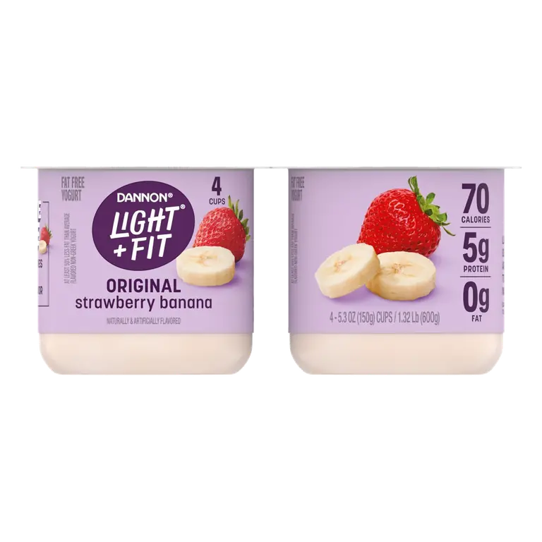 Nonfat Yogurt, Strawberry, Banana