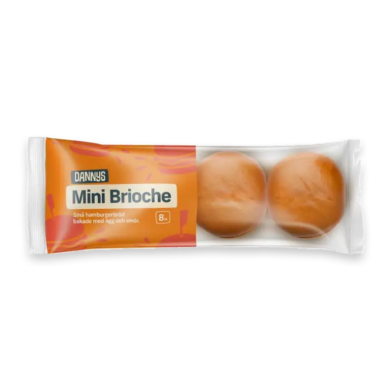 Hamburgerbröd Mini Brioche 8-pack