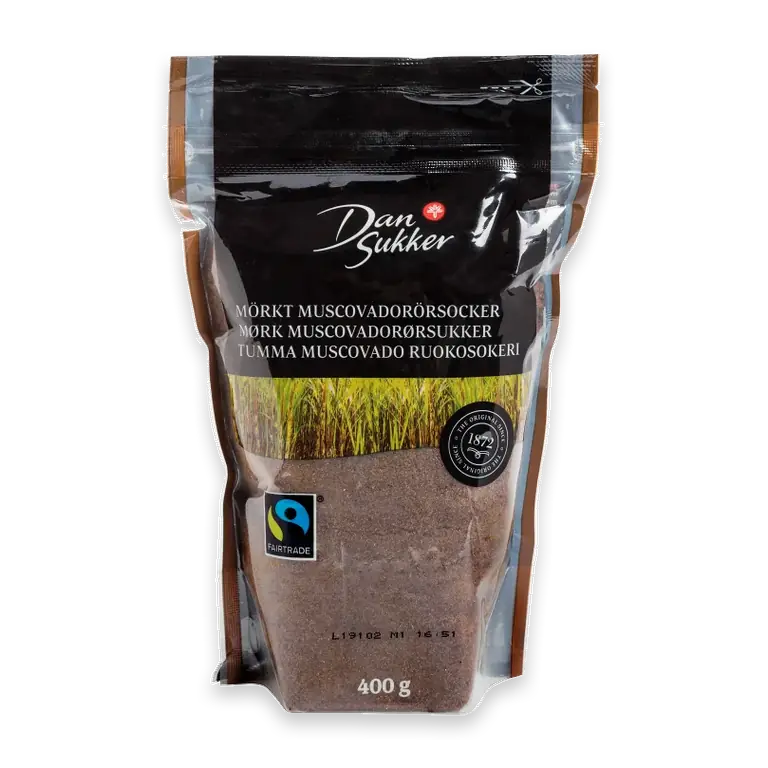 Muscovadorörsocker Mörkt 400g Fairtrade