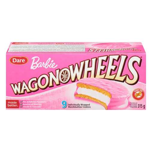 Barbie Peanut-Free Cookies Wagon Wheels 315 g