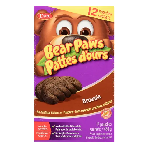 Bear Paws Peanut-Free Cookies Brownie 480 g