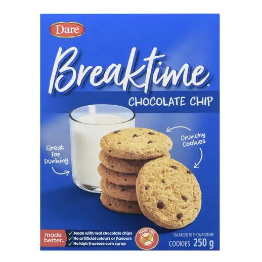 Breaktime Cookies Chocolate Chip 250 g