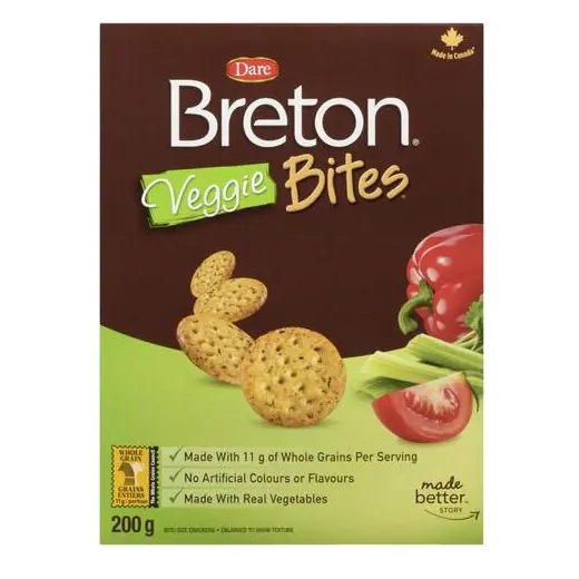 Breton Crackers Veggie Bites 200 g