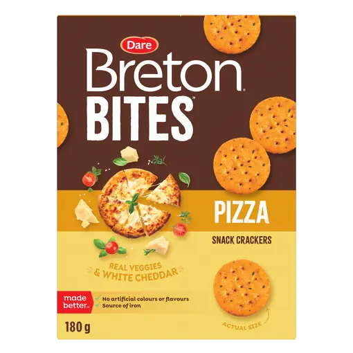 Breton Bite Crackers Pizza 180 g