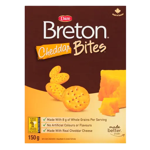Breton Crackers Cheddar Bites 150 g