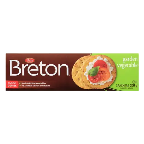 Breton Crackers Garden Vegetable 200 g