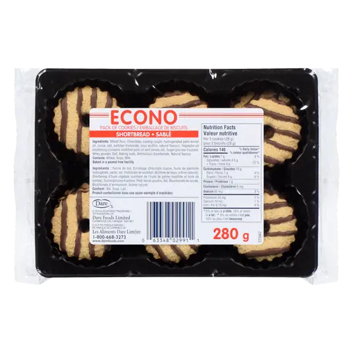 Econo Cookies Shortbread 280 g