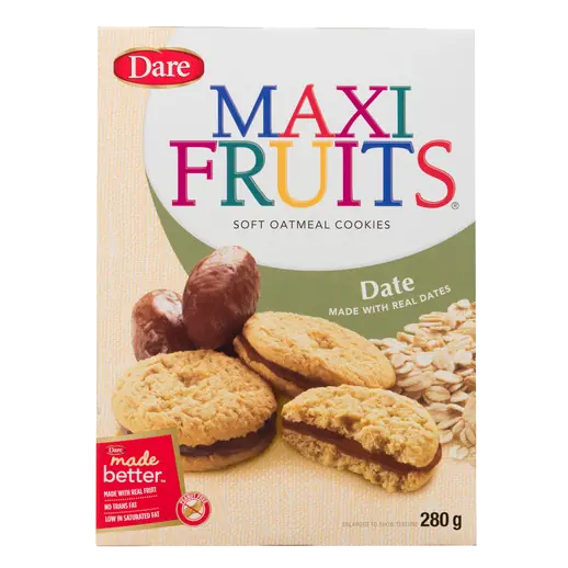 Maxi Fruits Oatmeal Cookies Dates 280 g