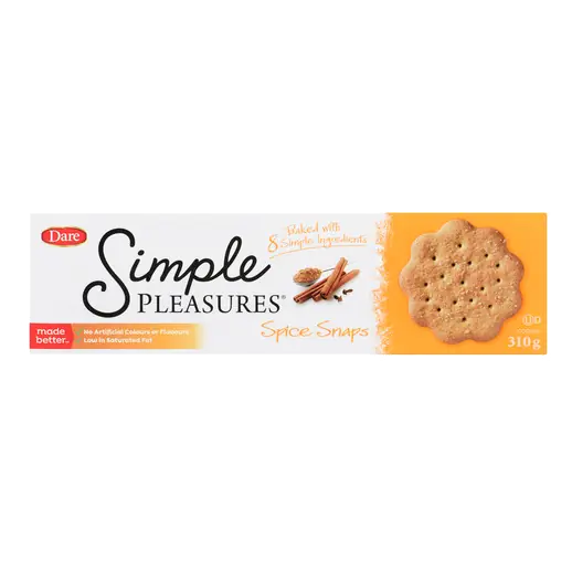 Simple Pleasures Cookies Spice Snaps 310 g