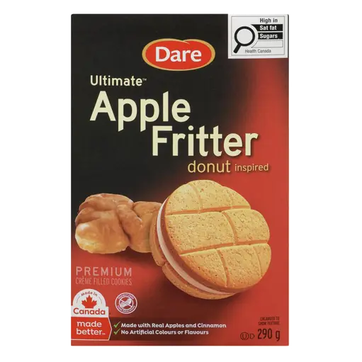 Ultimate Premium Crème Filled Cookies Apple Fritter 290 g