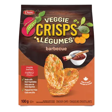 Veggie Crisps Barbecue 100 g