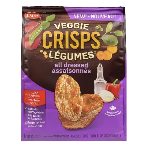 Veggie Crisps Cracker All Dressed 100 g
