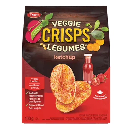 Veggie Crisps Ketchup Flavoured 100 g
