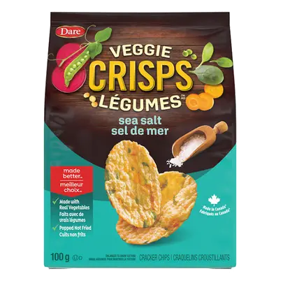 Veggie Crisps Sea Salt 100 g