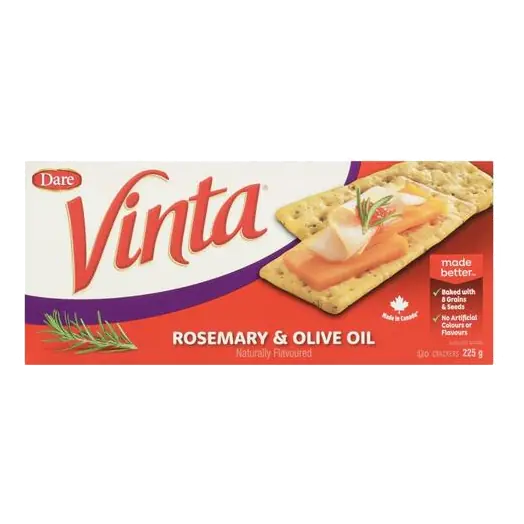 Vinta Crackers Rosemary & Olive Oil 225 g