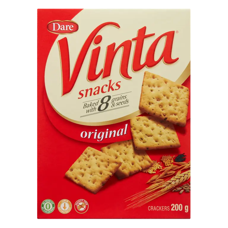 Vinta Peanut-Free Crackers Original 200 g
