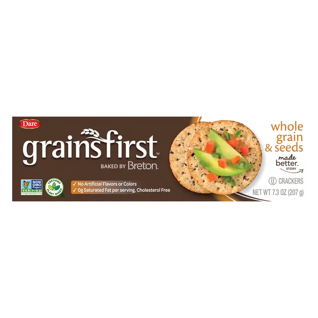 Grains First Whole Grain & Seeds Crackers
