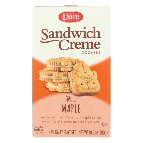 Maple Sandwich Creme Cookies