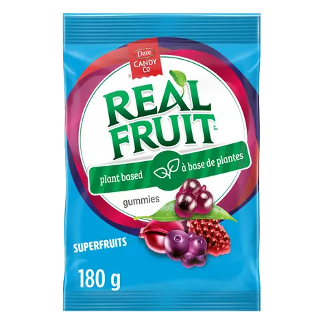Real Fruit Plant Based Gummies Superfruits 180 g
