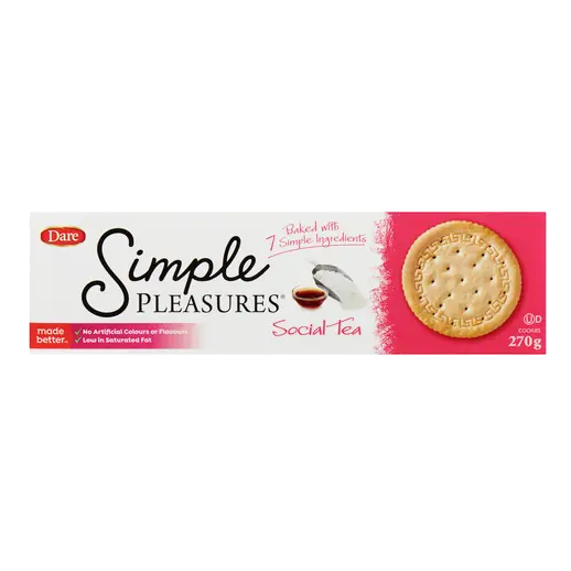 Simple Pleasures Cookies Social Tea 270 g