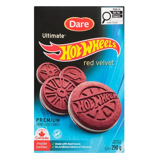 Ultimate Hot Wheels Premium Crème Filled Cookies Red Velvet 290 g